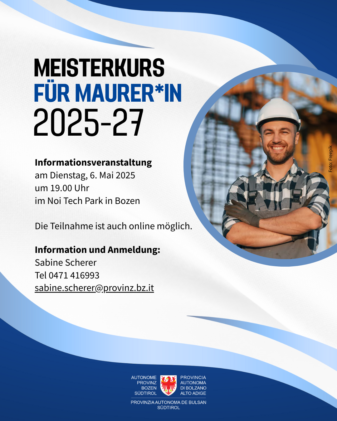 Meisterkurs für Maurer*innen