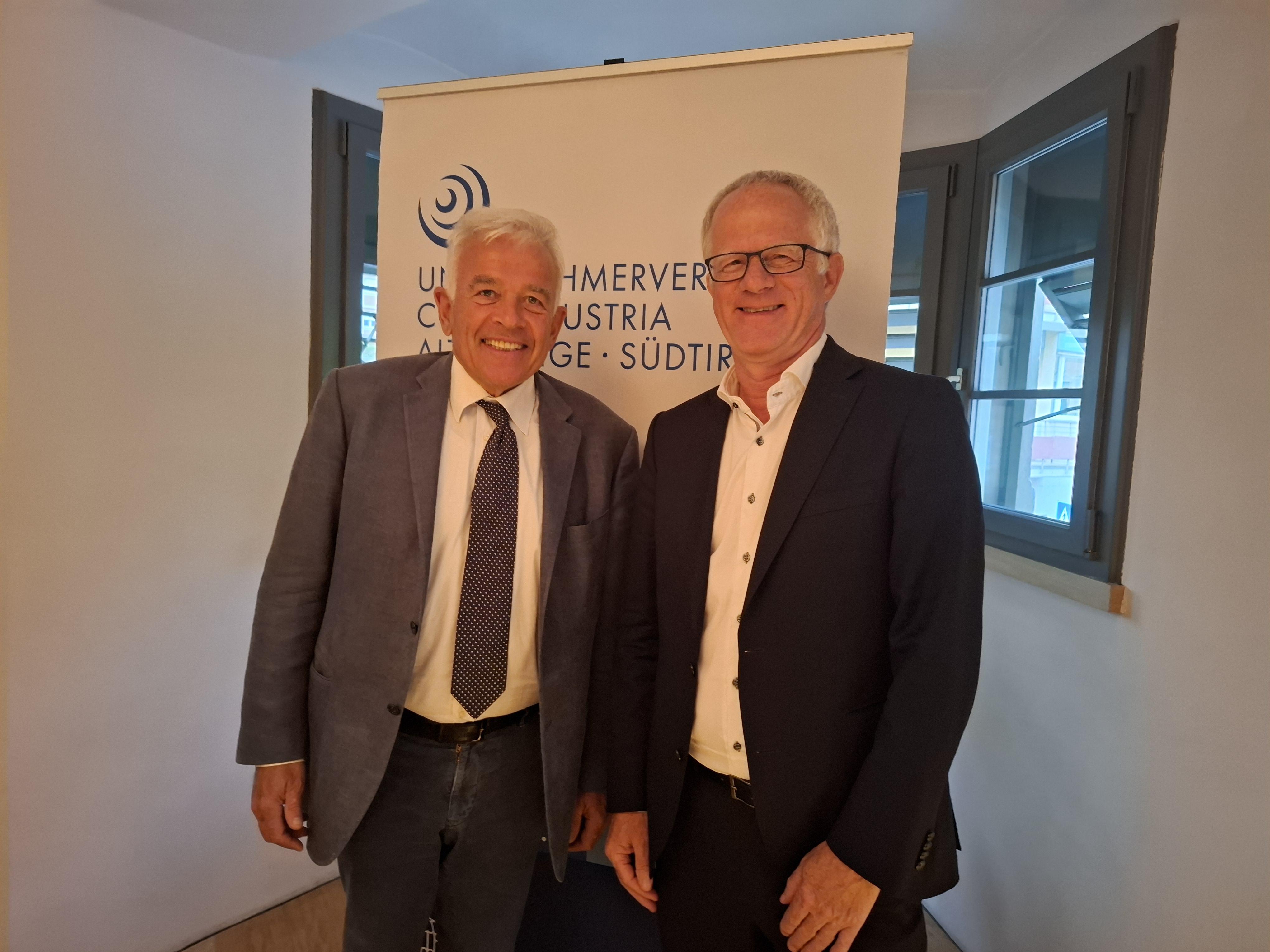 Heiner Oberrauch und Max Kloger